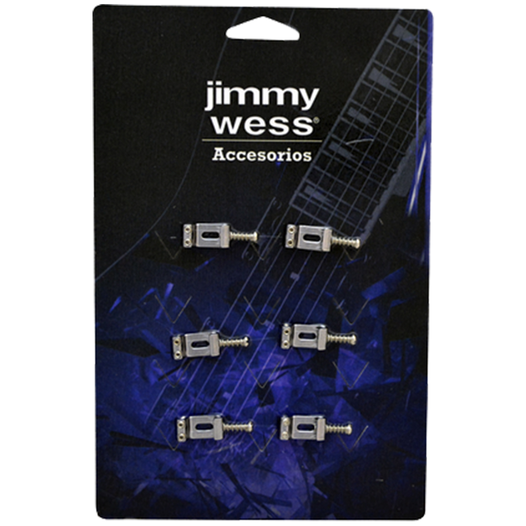 Jimmy Wess - Silleta para Puente de Guitarra Eléctrica, Color: Cromado Mod.SGSD-11CR_2