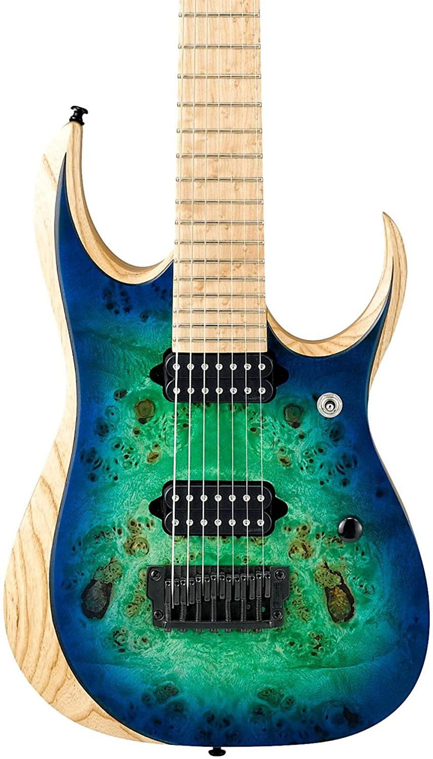 Ibañez - Guitarra Eléctrica RGD Iron Label de 7 Cuerdas, Color: Azul Mod.RGDIX7MPB-SBB_163