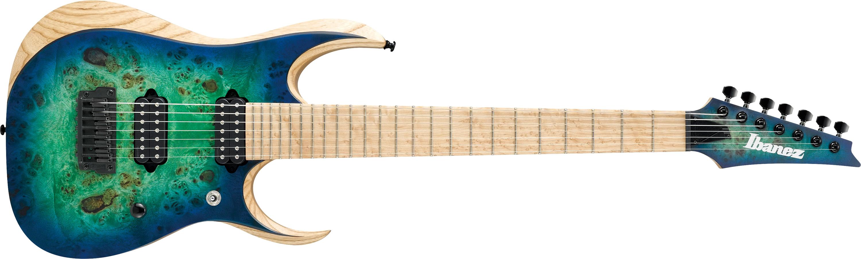 Ibañez - Guitarra Eléctrica RGD Iron Label de 7 Cuerdas, Color: Azul Mod.RGDIX7MPB-SBB_164