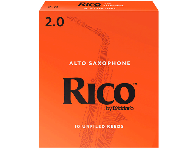 D'Addario - 50 Cañas Rico para Saxofon Alto, Medida: Varias Mod.RJA0___-B(50)_2