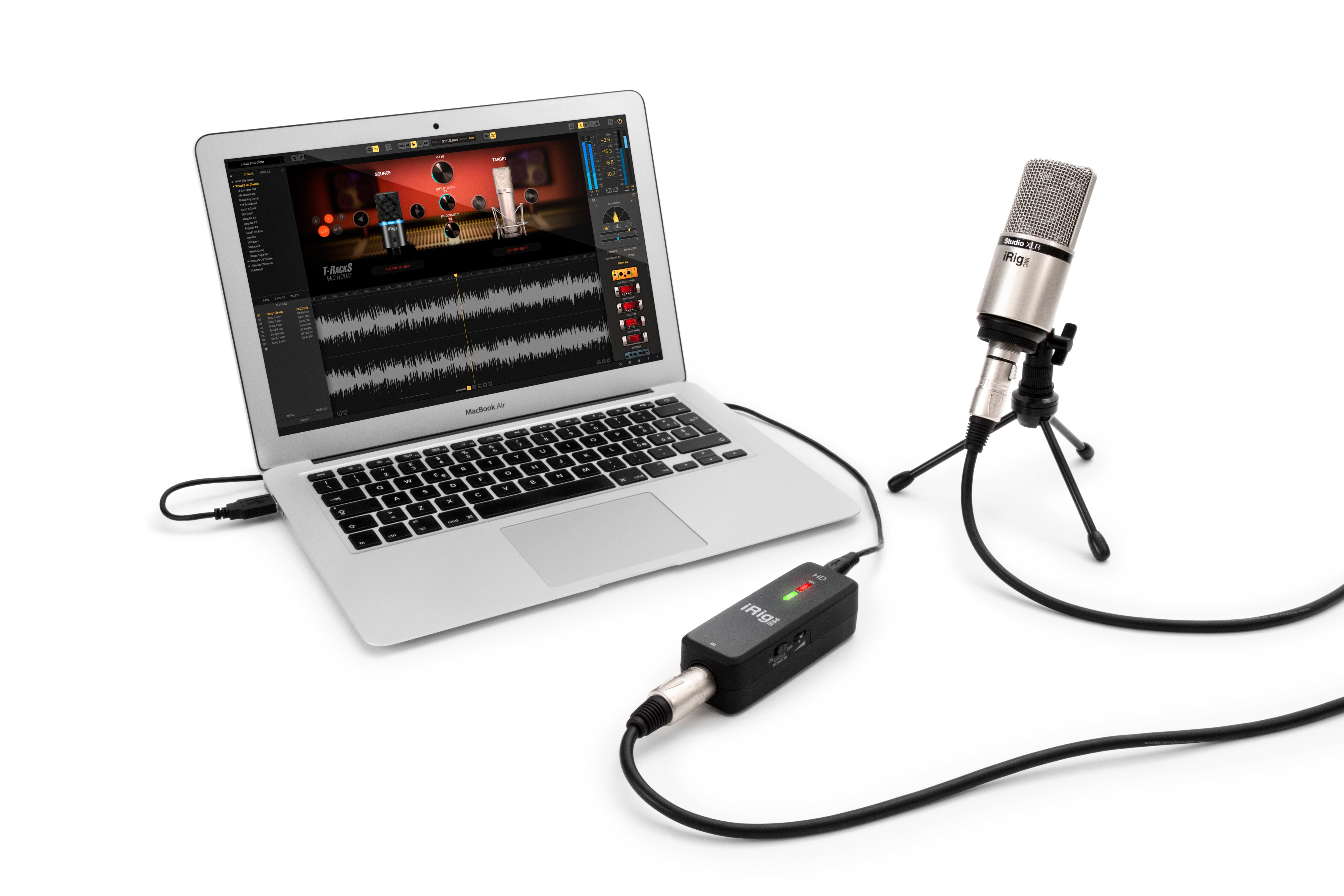IK Multimedia - Interfaz de Audio para Micrófono XLR iRig Pre HD para iOS y Android Mod.IP-IRIG-PREHD-IN_13