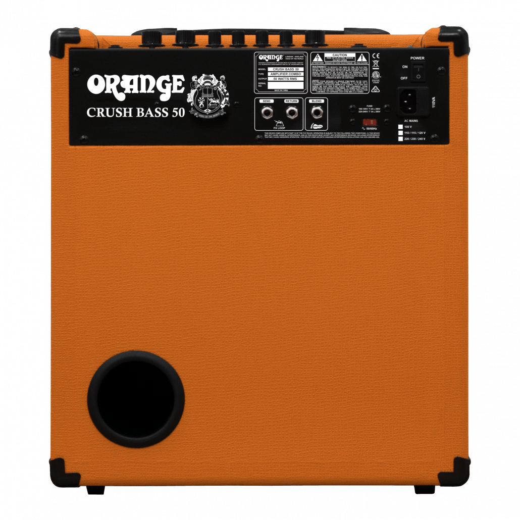 Orange - Combo Crush Bass para Bajo Eléctrico , 50W 1x12 Color: Naranja Mod.Crush Bass 50 NAR_20