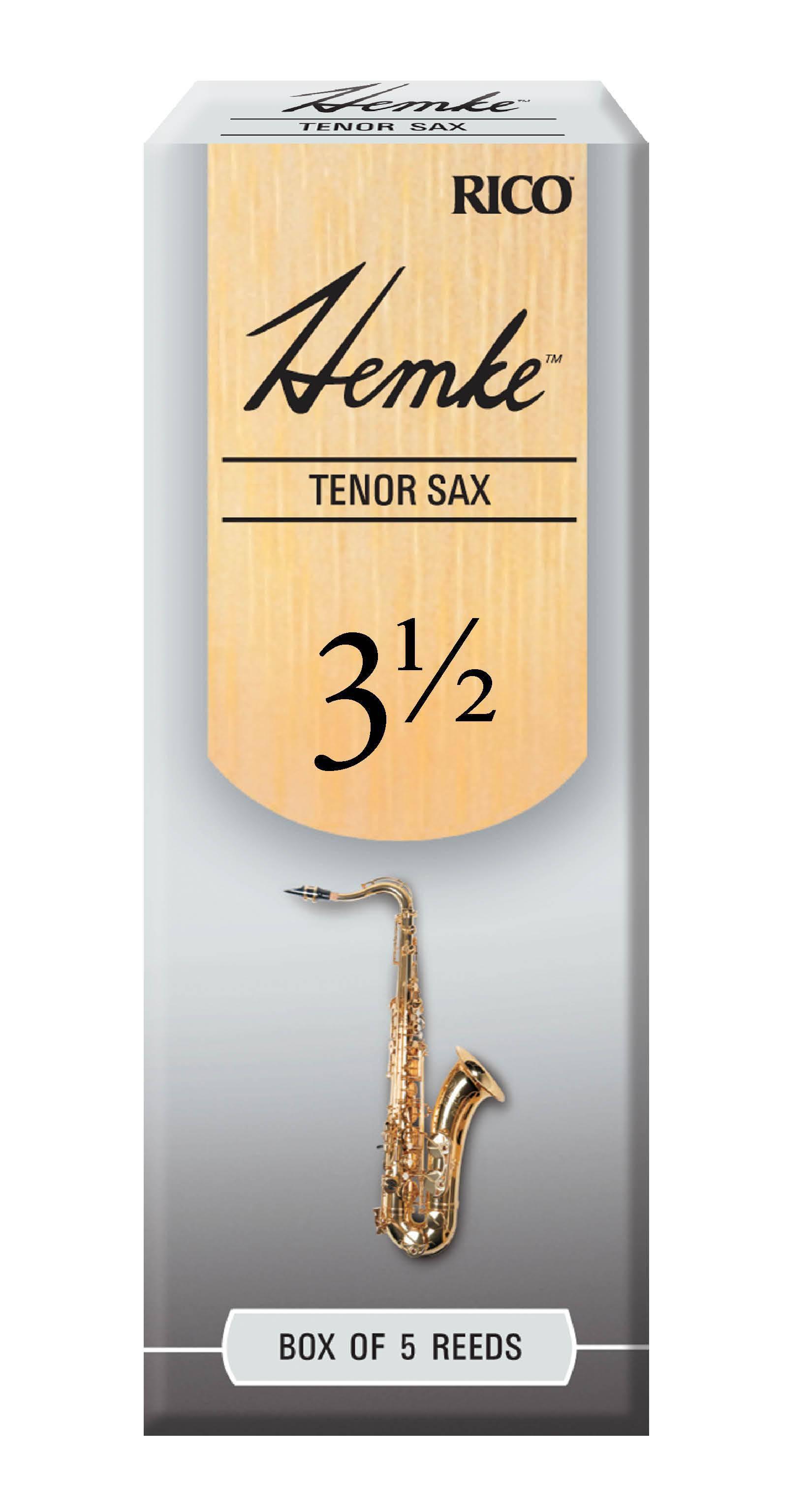 D'Addario - 5 Cañas Hemke para Sax Tenor, Medida: 3 1/2 Mod.RHKP5TSX350(5)_36