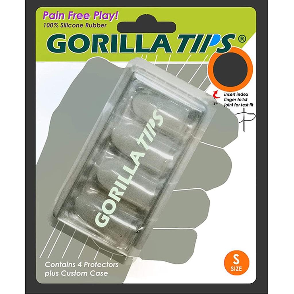 Gorilla Tips - Protector de Dedos para Guitarristas, Tamano: Pequeno Mod.GT101CLR