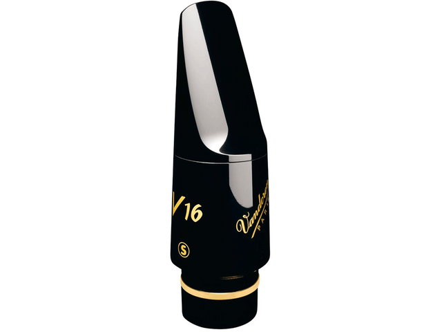 Vandoren - Boquilla V16 para Saxofon Alto a6, Small, Ebonite Mod.SM812S+