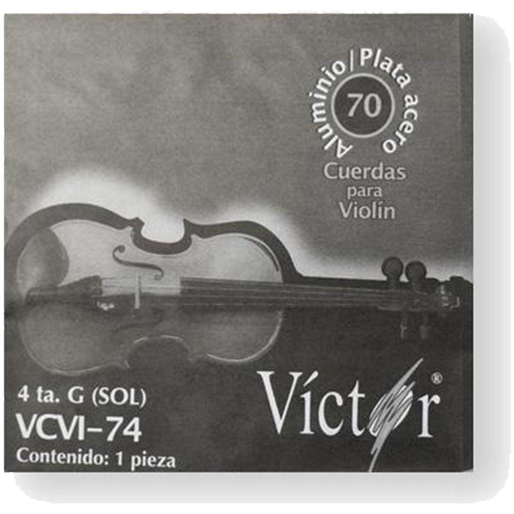 Victor - Cuerdas para Violin 4A Victor, Acero Mod.74