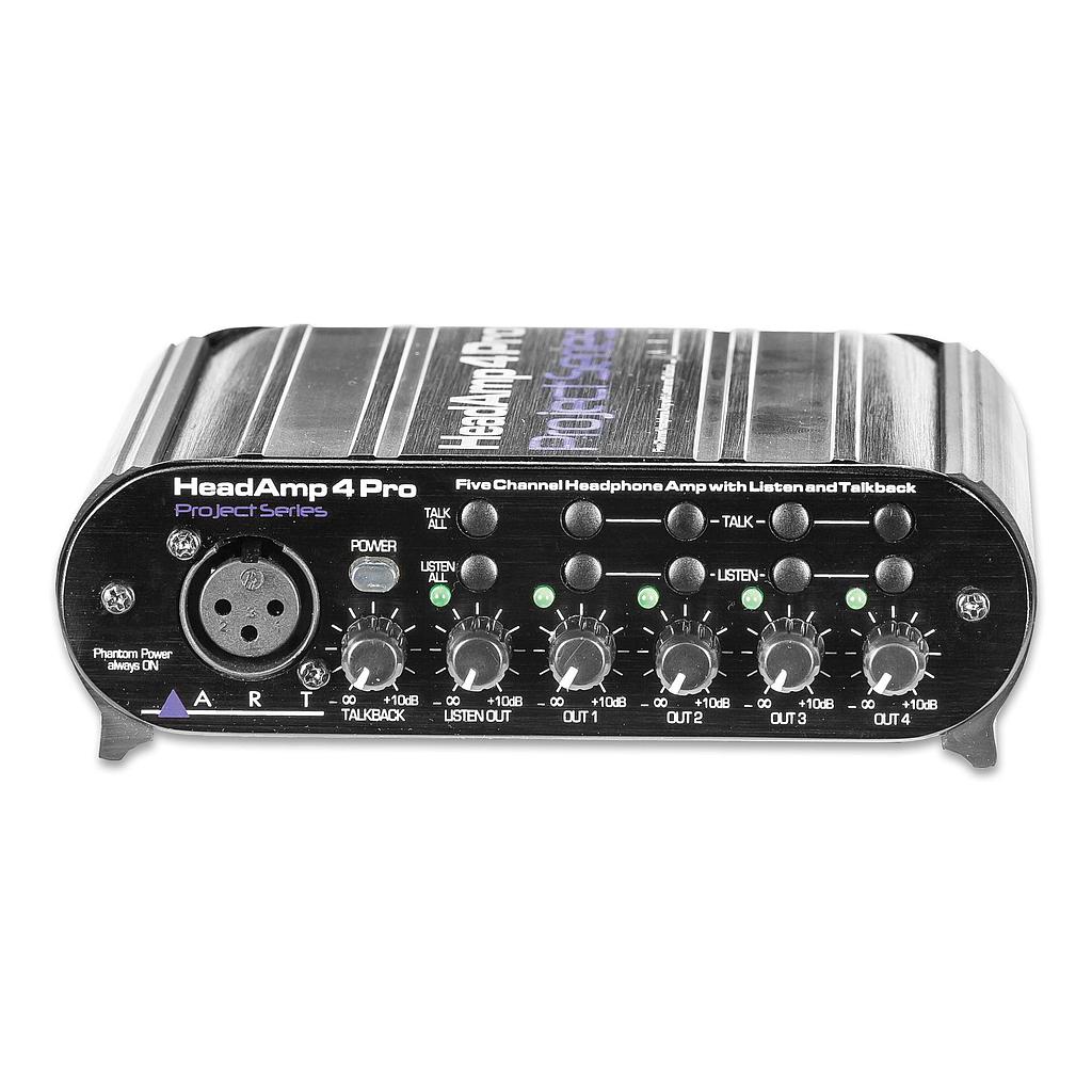 ART - Amplificador Estéreo de 5 Canales para Audífonos Mod.Head Amp 4 Pro