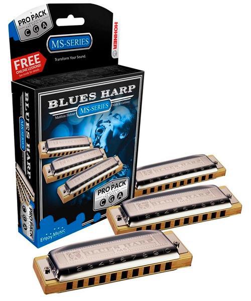 Hohner - Kit de Armónicas Blues Harp Do/Sol/La-Mayor Mod.M5330XP