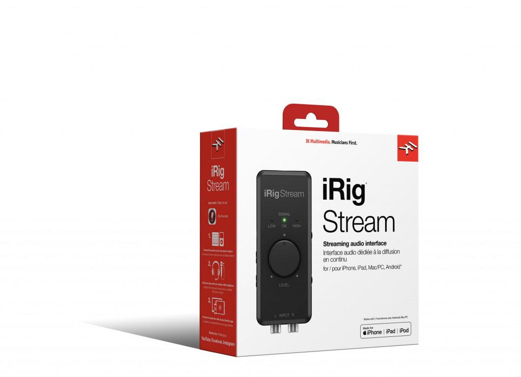 IK Multimedia - Interfaz de Audio de Transmisión iRig Stream Mod.IP-IRIG-STREAM-IN