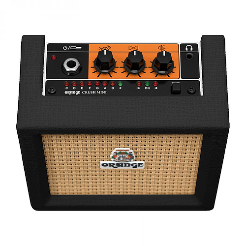 Orange - Combo Crush Mini para Guitarra Electrica 3 W 1x4", Color: Negro Mod.Crush Mini BK_50