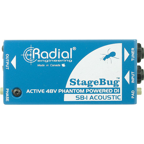 Radial - Caja Directa Activa para Guitarra Acustica Mod.StageBug SB-1_405