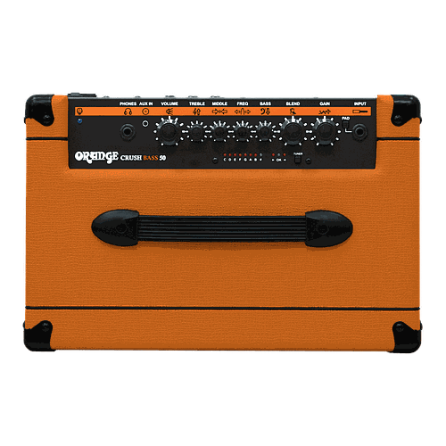 Orange - Combo Crush Bass para Bajo Eléctrico , 50W 1x12 Color: Naranja Mod.Crush Bass 50 NAR_21