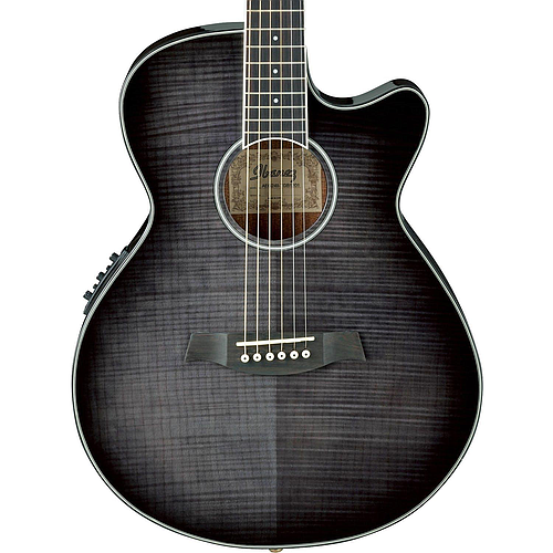 Ibañez - Guitarra Electroacústica AEG, Color: Gris Transp. Mod.AEG24II-TGB_34