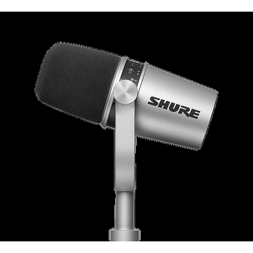 Shure - Micrófono Condensador USB, Color: Plata Mod.MV7-S_24