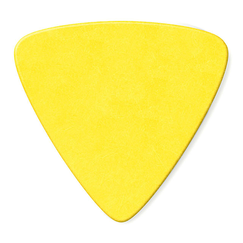 Dunlop - 6 Plumillas Tortex Triángulo, CaliPre: .73 Color: Amarillo Mod.431P.73_24