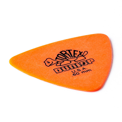 Dunlop - 36 Plumillas Tortex Triángulo, Calibre: .60 Color: Naranja Mod.431B.60_41