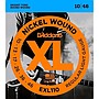 D'Addario - Encordado de Niquel para Guitarra Eléctrica, .010-.046 Mod.EXL110
