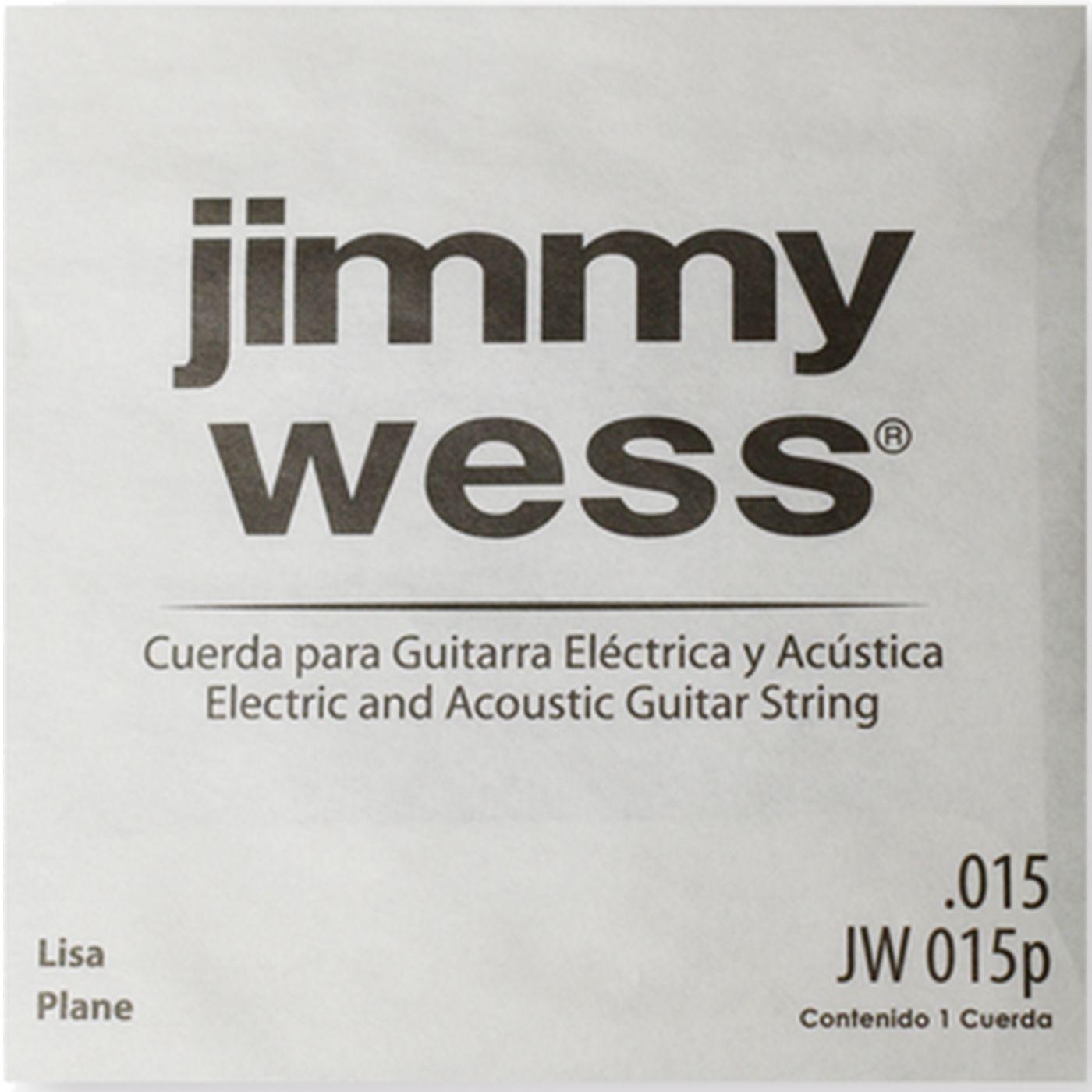 Jimmy Wess - 12 Cuerdas 2A para Guitarra Acústica ó Eléctrica, Material: Acero Calibre: .015 Mod.JW-015P(12)_5
