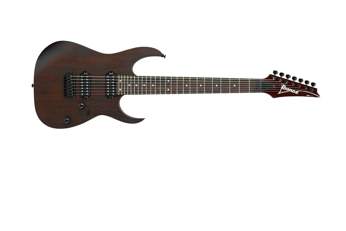 Ibañez - Guitarra Eléctrica RG de 7 cuerdas, Color: Nogal Mate Mod.RG7421-WNF_68