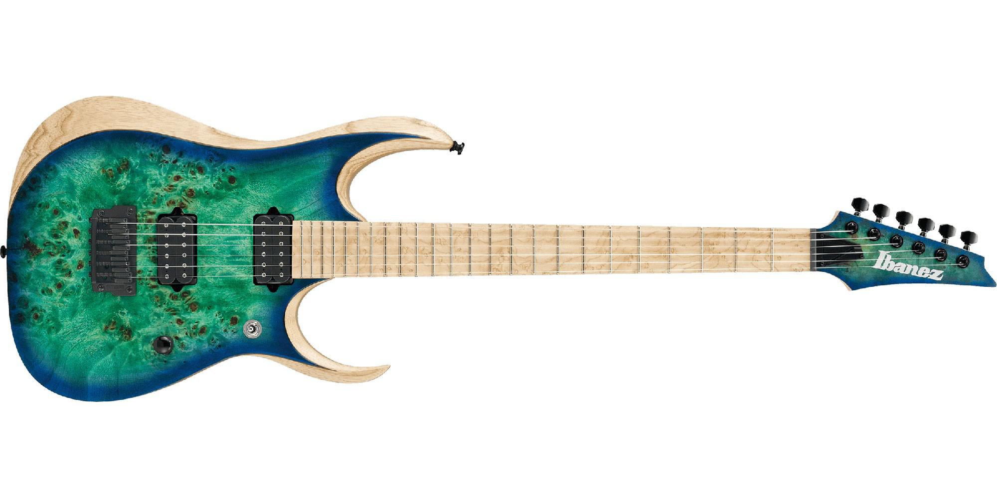 Ibañez - Guitarra Eléctrica RGD Iron Label, Color: Verde Sombreado Mod.RGDIX6MPB-SBB_76