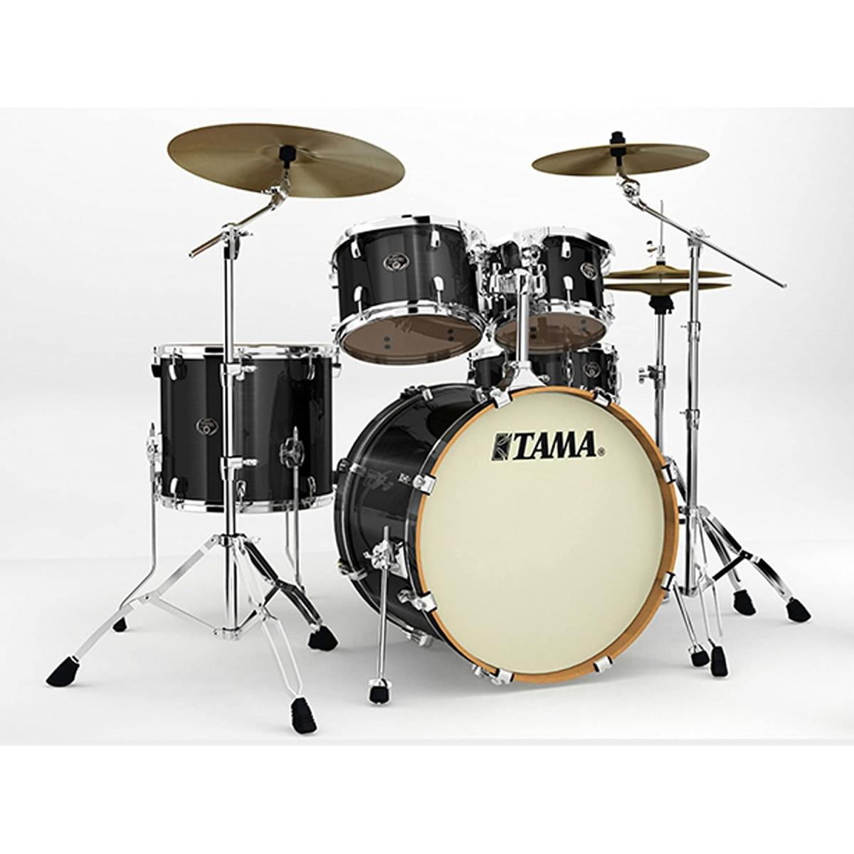 Tama - Batería Silverstar 5 Piezas con Atriles, Color: Negra Mod.VD52KRS-BCB_16