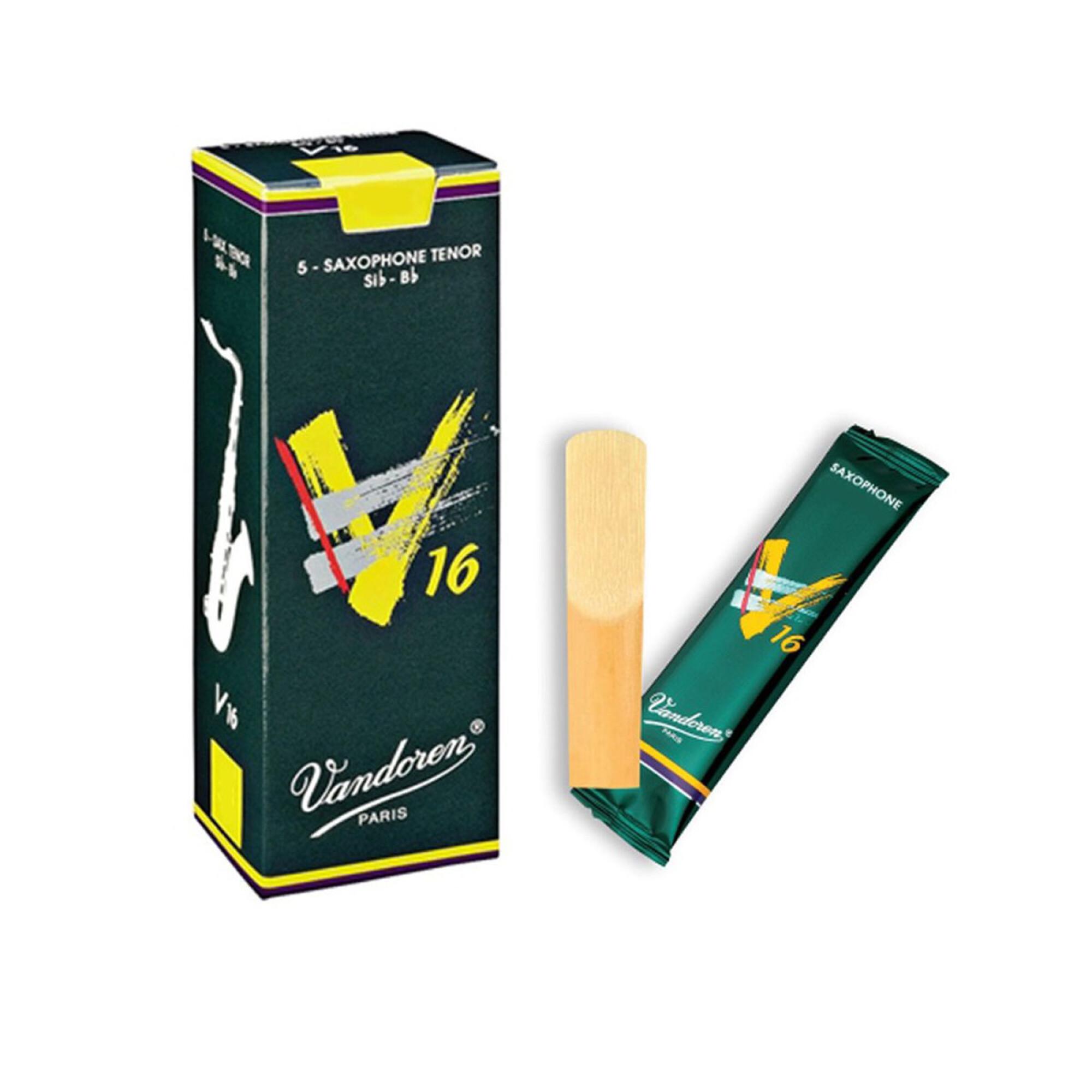 Vandoren - 5 Cañas V16 para Saxofón Tenor, Medida: 2 1/2 Mod.SR7225_71