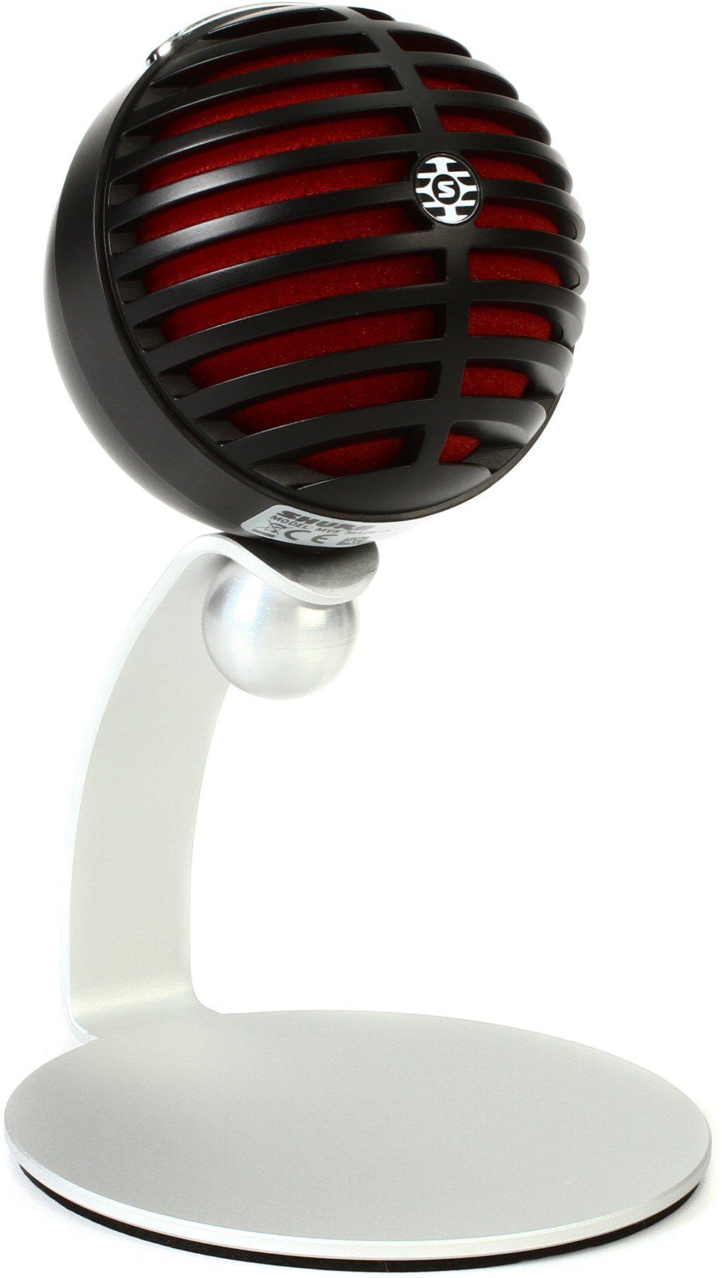 Shure - Micrófono MOTIV de Condensador, Color: Negro Mod.MV5/A-B-LTG_48