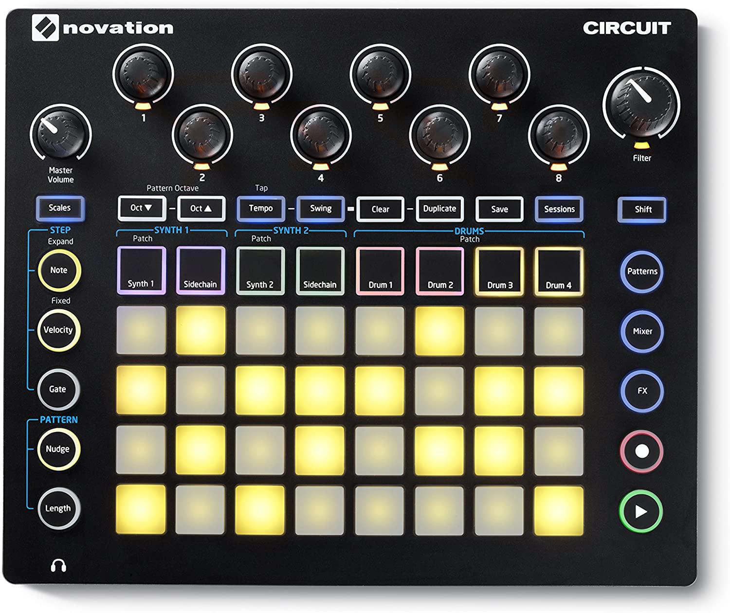 Novation - Caja de Ritmos Sintetizador Circuit Mod.NOVSYNTH04_114