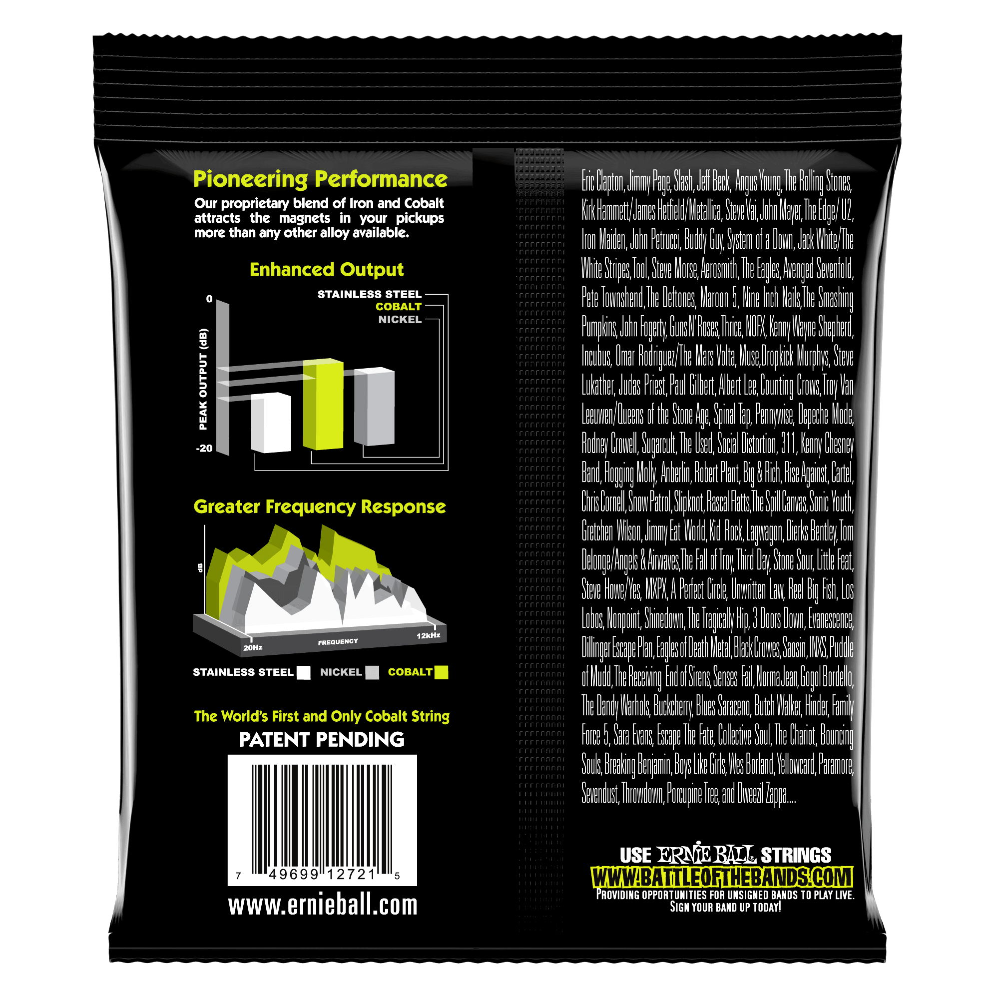 Ernie Ball - Encordado Regular Slinky para Guitarra Eléctrica de 7 Cuerdas, Calibre: 10-56 Mod.2728_95