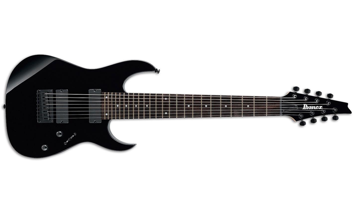 Ibañez - Guitarra Electrica RG, de 8 Cuerdas Color Negro Mod.RG8-BK_12