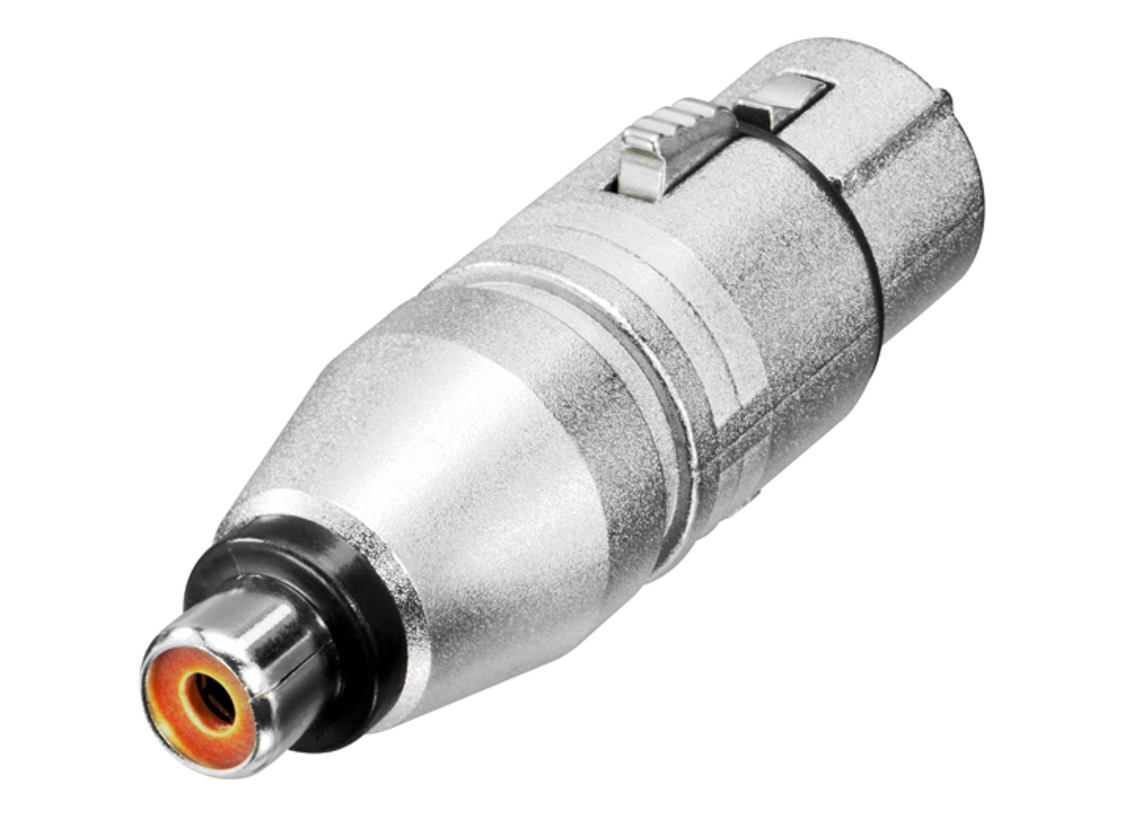 Neutrik - Adaptador XLR Hembra 3 Pines a Jack RCA Hembra Mod.NA2FPMF_62