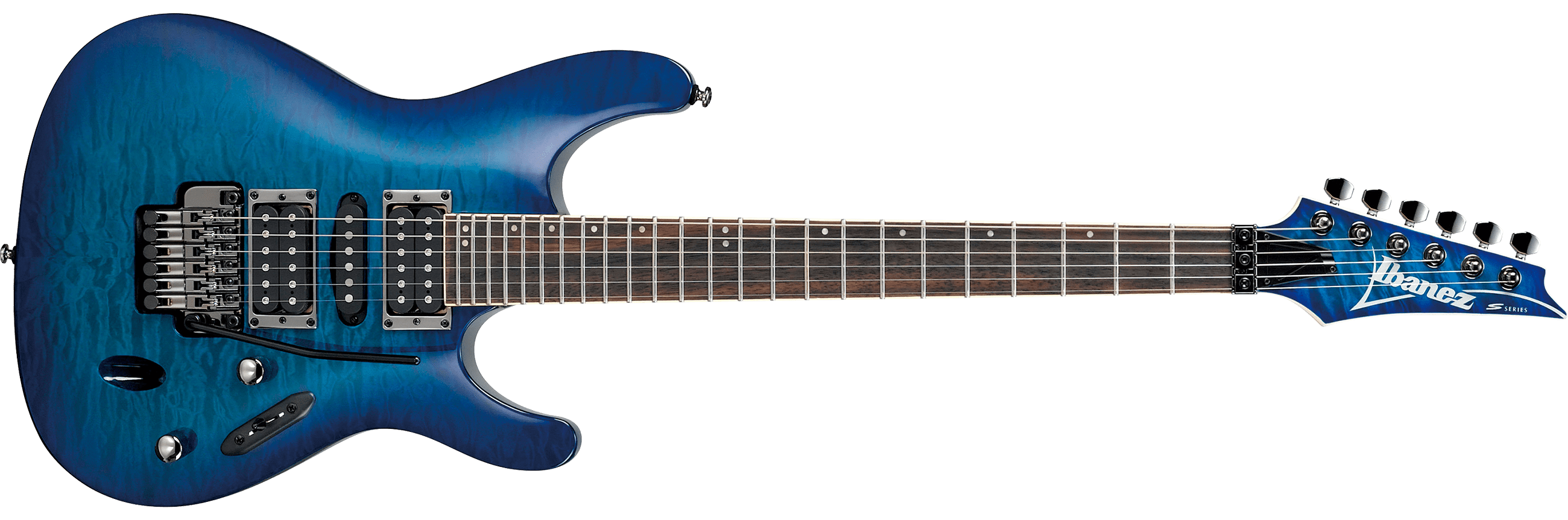 Ibañez - Guitarra Eléctrica S, Color: Azúl Sombra Mod.S670QM-SPB_200