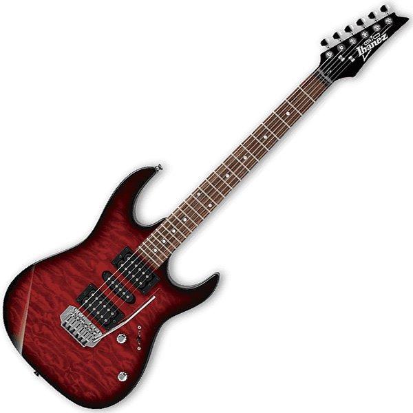 Ibañez - Guitarra Eléctrica RX Zurda, Color Roja Transparente Mod.GRX70QAL-TRB_58