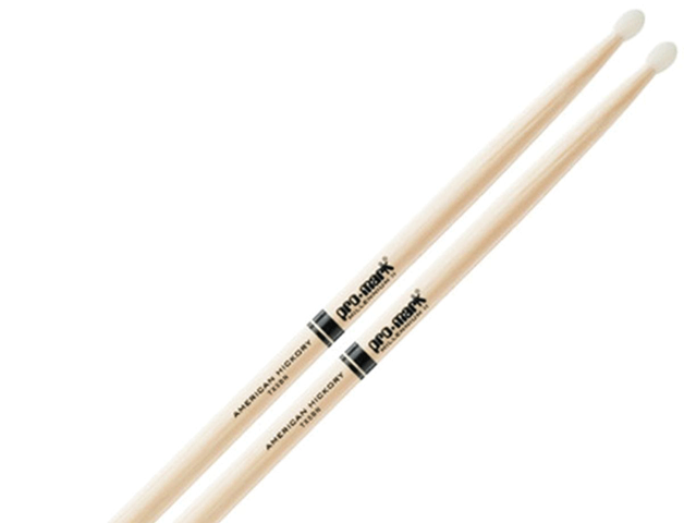 Promark - Baqueta 5B Hickory Punta de Nylon Mod.TX5BN_10