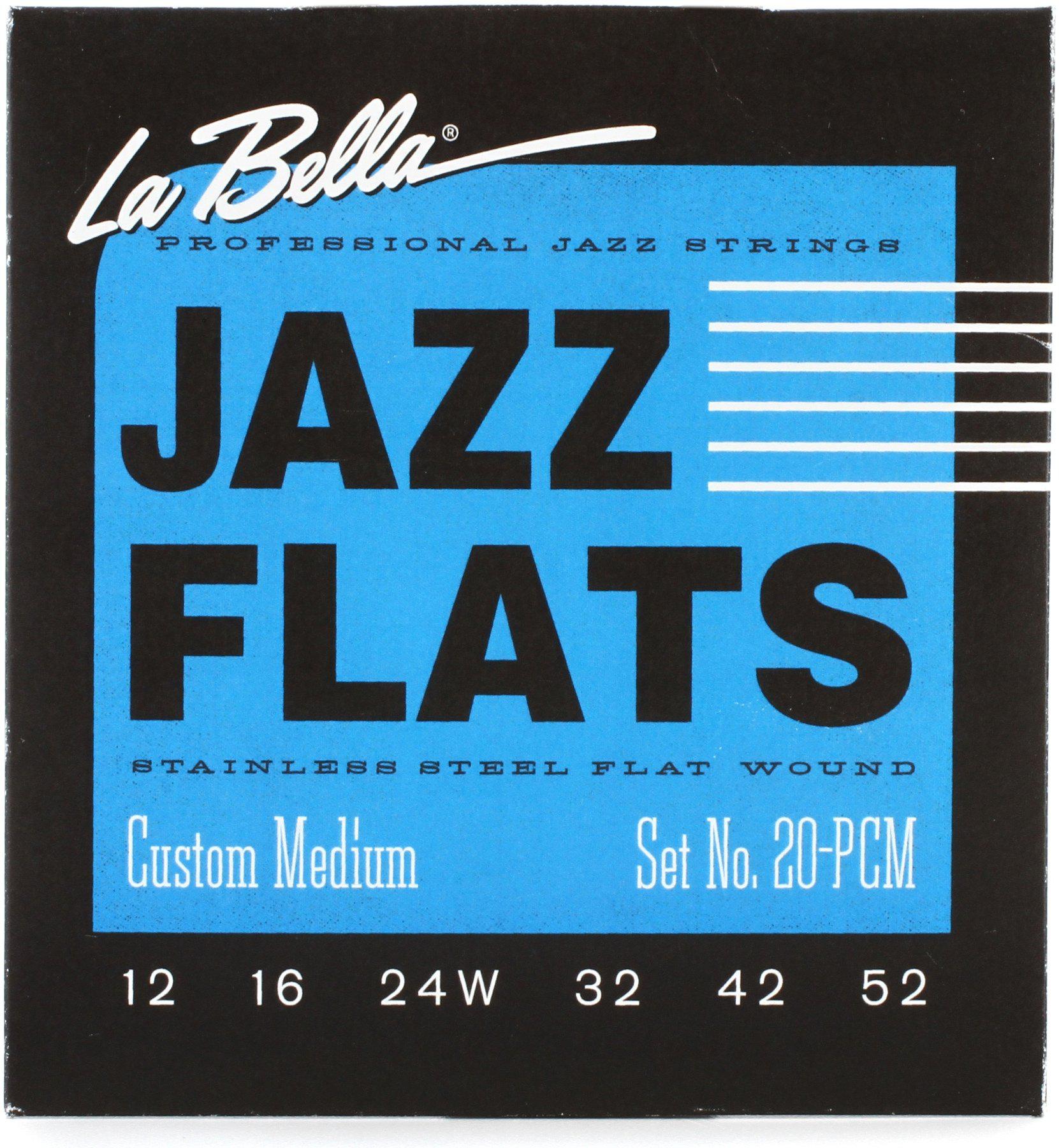 La Bella - Encordado Custom Medium de Acero para Guitarra Eléctrica Mod.20PCM_43