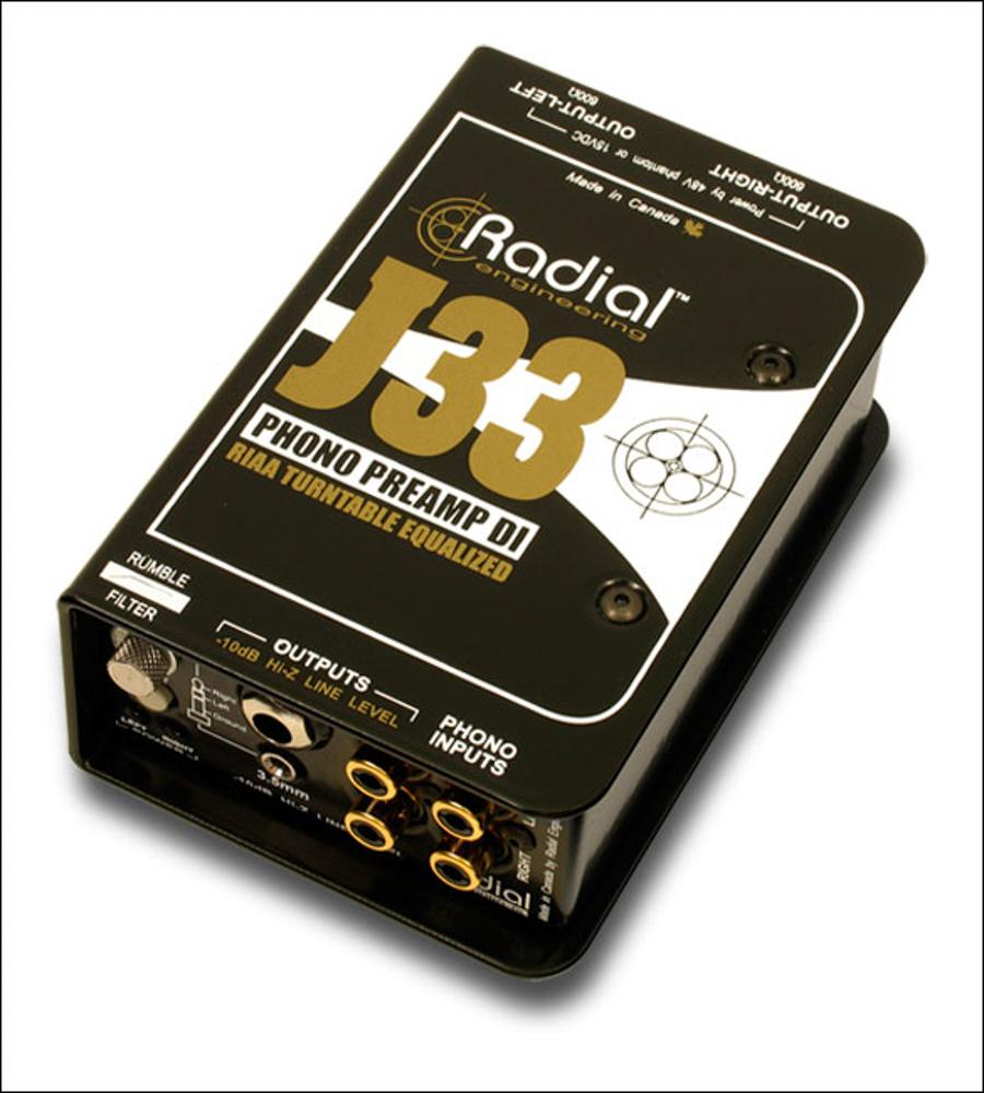 Radial - Caja Directa Activa Estereo RCA-XLR Mod.J33_383