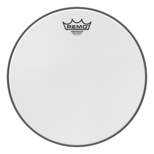Remo - Parche White Suede Ambassador, Tamaño: 12" Mod.BA-0812-WS_4