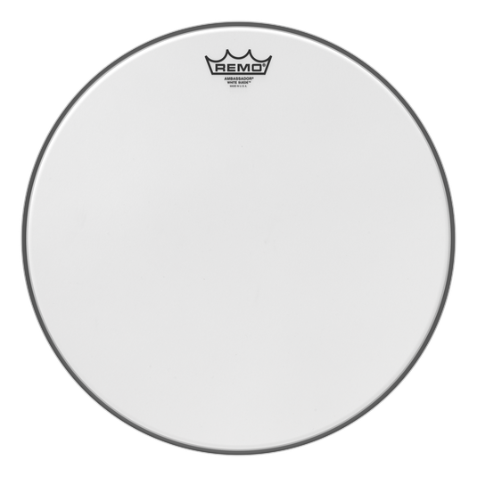 Remo - Parche White Suede Ambassador, Tamaño: 16" Mod.BA-0816-WS_8