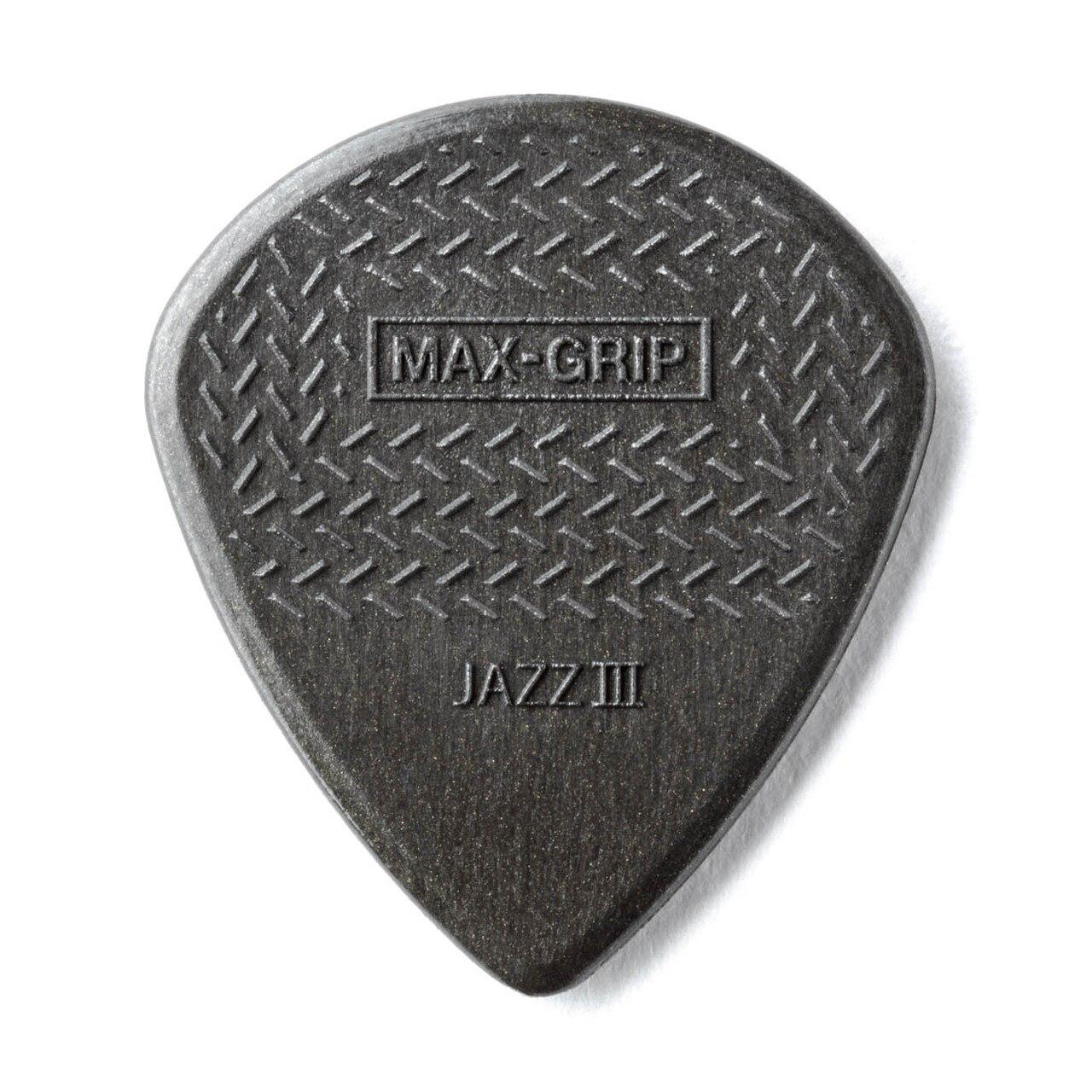 Dunlop - 24 Plumillas Max Gripp Jazz III, Color: Gris Mod.471R3C_14