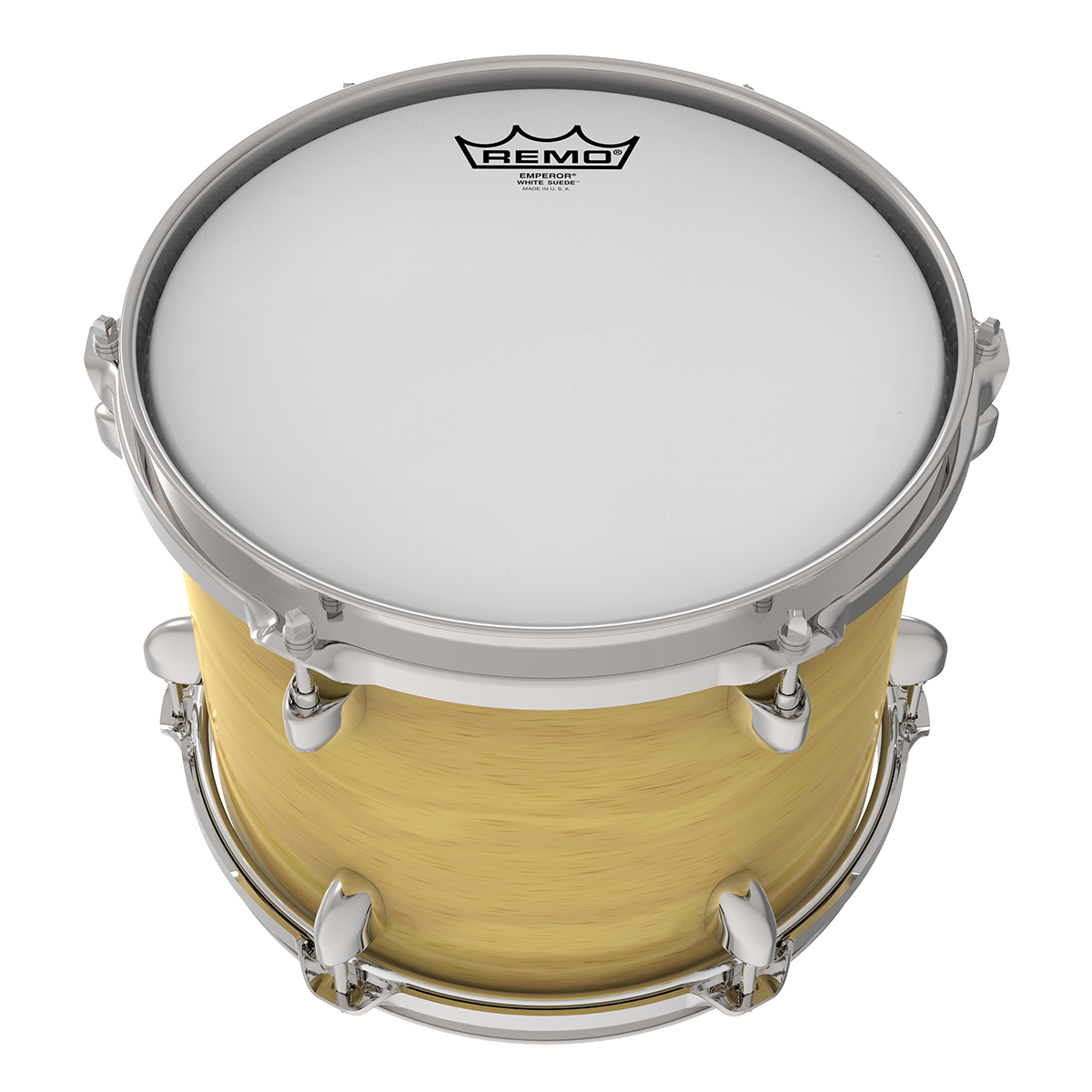 Remo - Parche White Suede Emperor, Tamaño: Varios Mod.BE-08__-WS_2