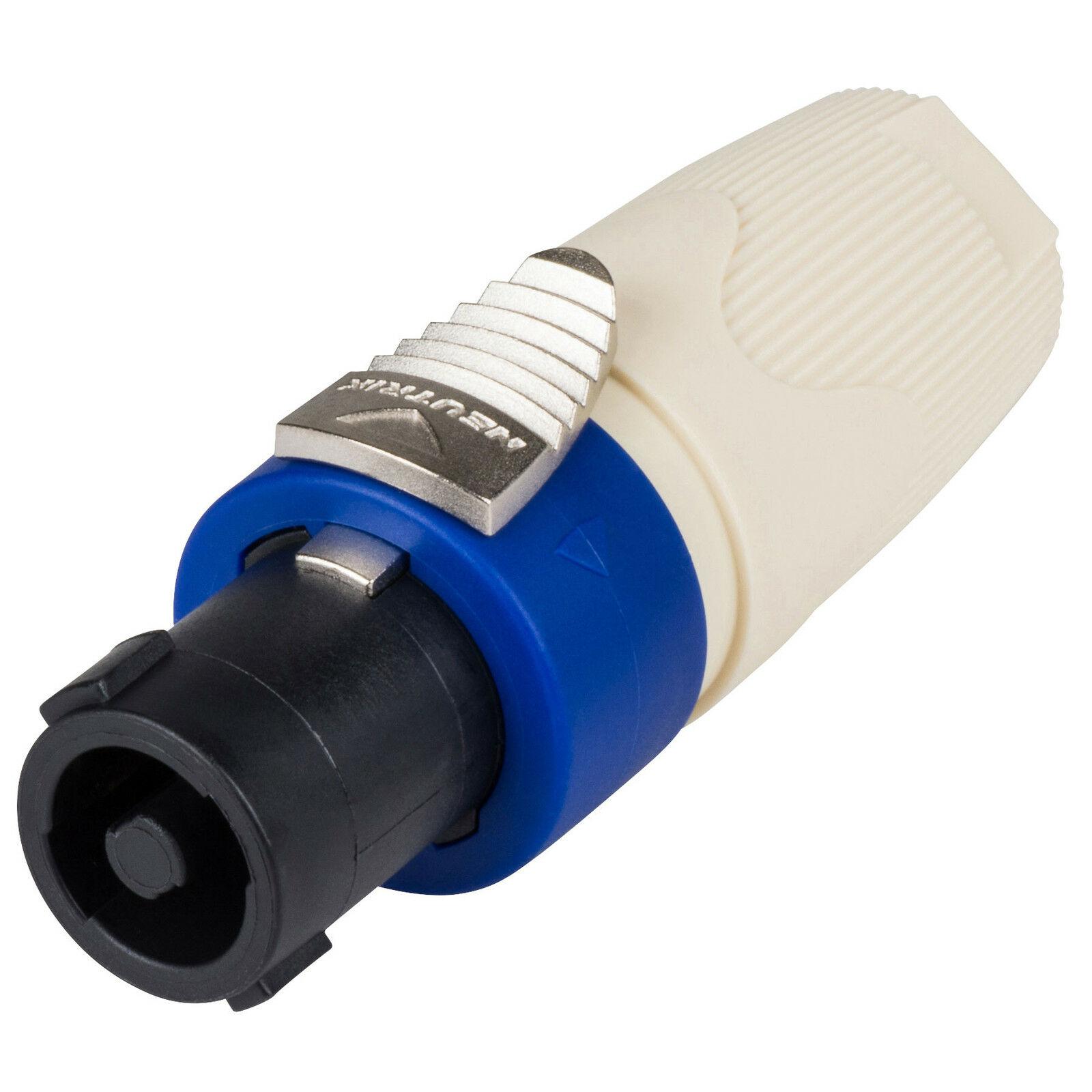 Neutrik - Conector Speakon Hembra de 4 Polos Para Cable, Color: Blanco Mod.NL4FX-9_13