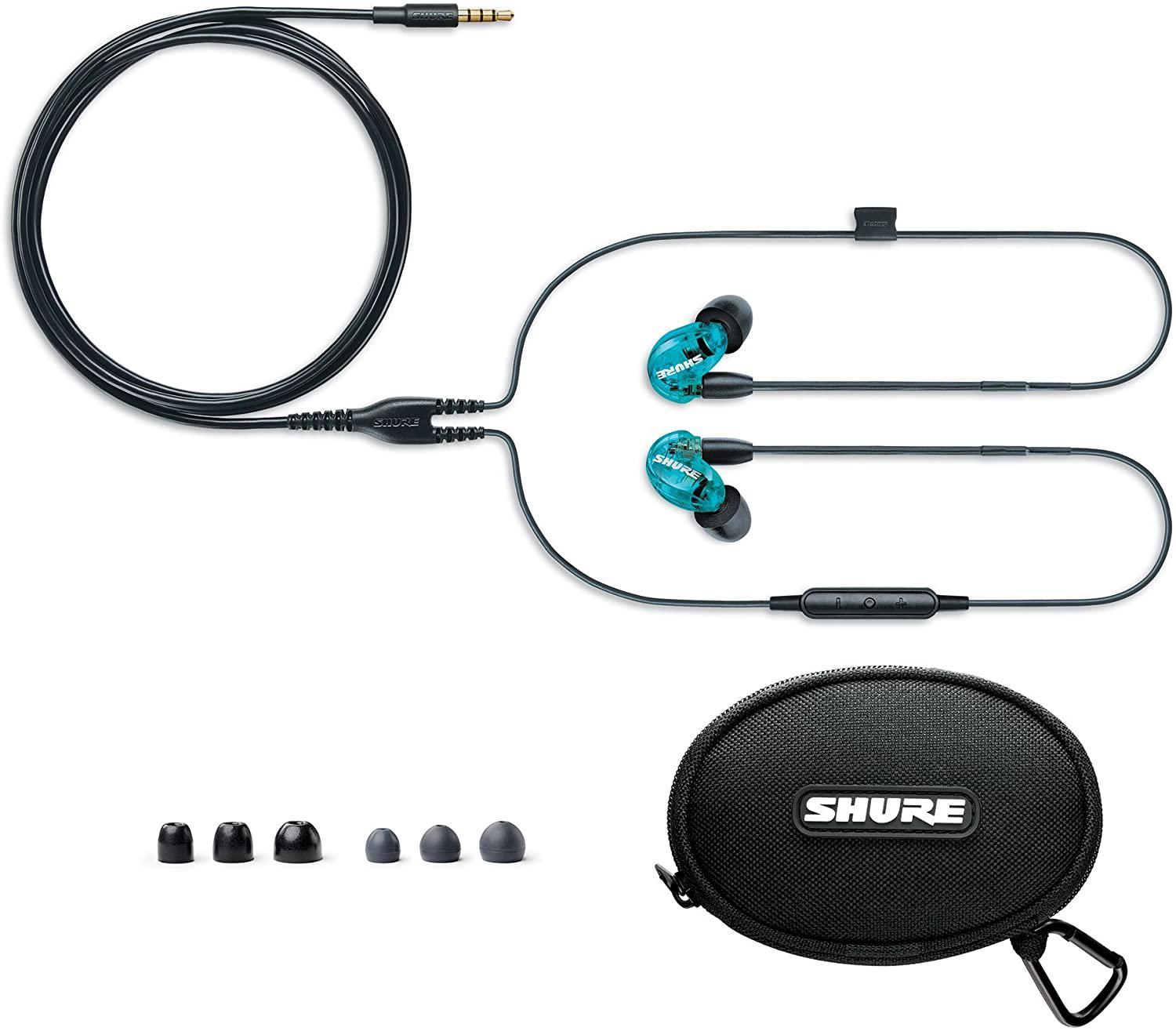 Shure - Audífonos In-Ears Aislantes de Sonido, Color: Azúl Mod.SE215SPE-B-UNI_4