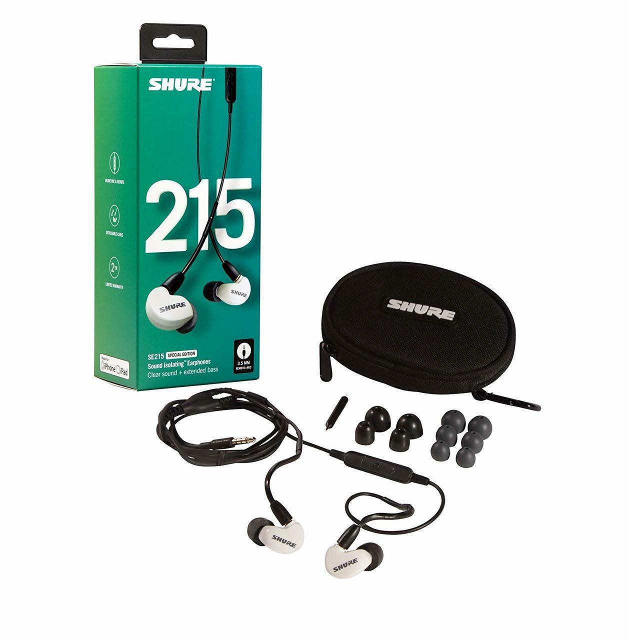 Shure - Audífonos In-Ears Aislantes de Sonido, Color: Blanco Mod.SE215SPE-W-UNI_6