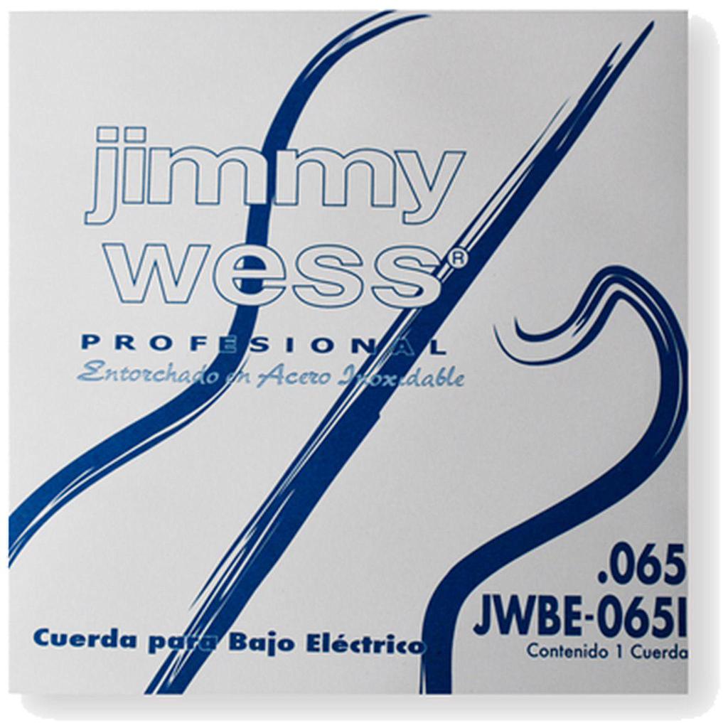 Jimmy Wess - Cuerda 2A para Bajo Eléctrico, Pro. Acero .065 Mod.WAB65