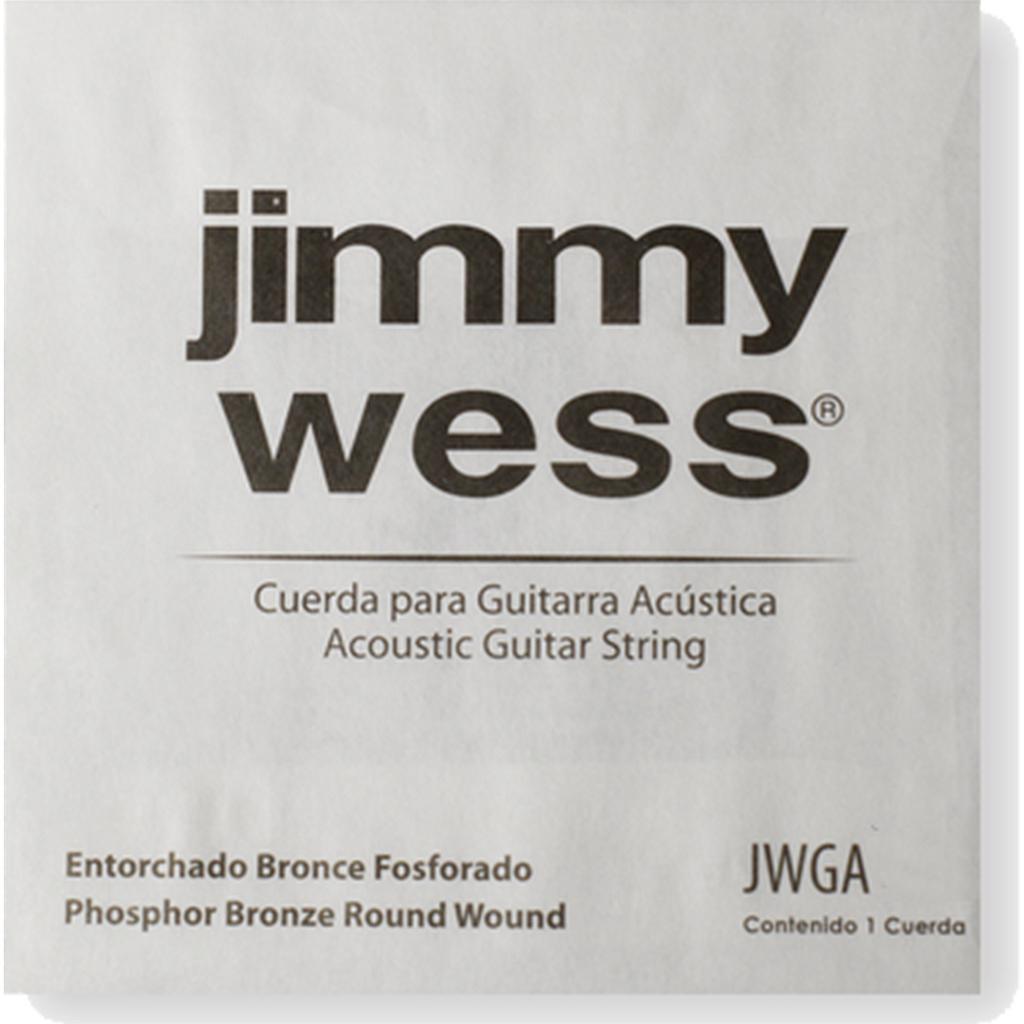 Jimmy Wess - Cuerdas para Guitarra Acústica, 6 Piezas Bronce 2A 15 Mod.WB15(6)