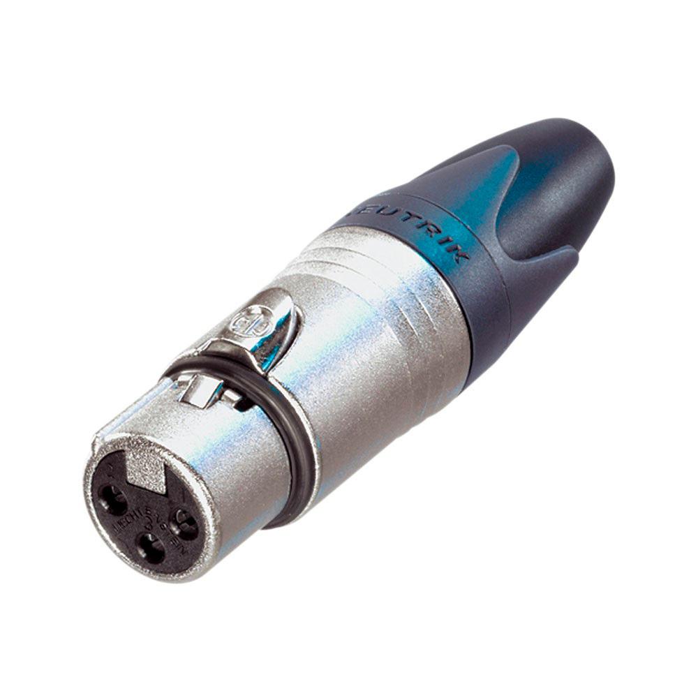 Neutrik - Conector XLR Hembra de 7 Polos Serie XX Conctados Niquel Mod.NC7FXX