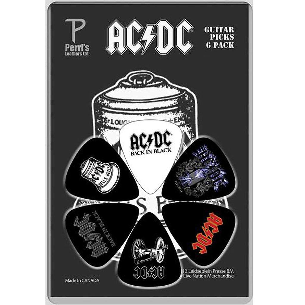 Perris - 6 Plumillas AC DC Mod.LP-ACDC3
