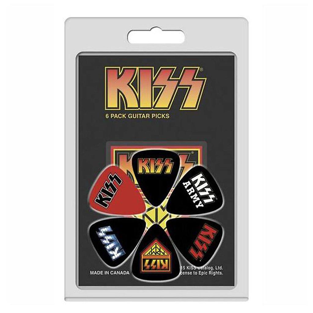 Perris - 6 Plumillas KISS Mod.LP-KISS2