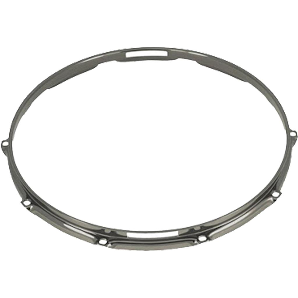 Power Beat - Aro para Bordonero de Tarola de 14", 10 Perforaciones Color: Cromo Mod.DHP-14S/10