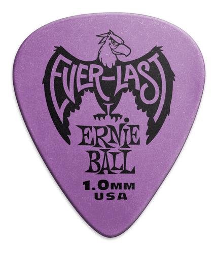 Ernie Ball - Plumillas Everlast 1.00, morado, 12 Piezas Mod.9193
